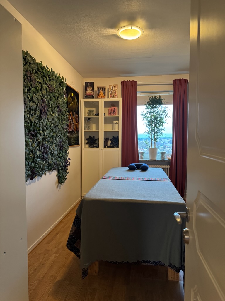 Vårt massagerum hos Allinc